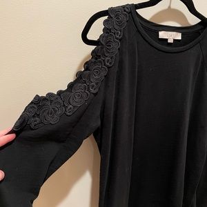 Ann Taylor Cold Shoulder Sweatshirt